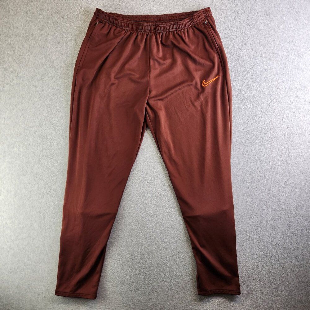 Nike Pants Womens XL Bronze Academy Soccer Jogger Zip Ankles Neutral Dry Fit